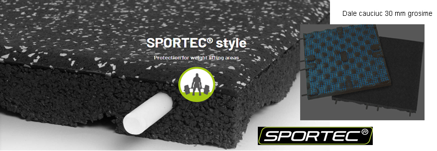 Sportec Style - dale cauciuc pentru zona greutati libere 